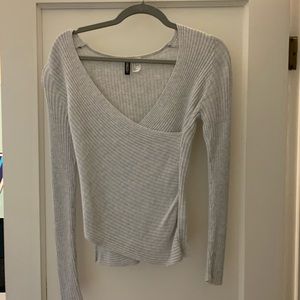 H&M Longsleeve Wrap Shirt
